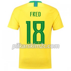 Koszulka Brazylia Fred 18 Główna Mistrzostwa Świata 2018 - Koszulki Piłkarskie